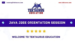 JAVA & J2EE Overview | Java Online Course | Java Training | Java Training in NJ | TekTaurus