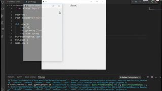 How to make transparent window in python tkinter |python project