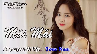 Karaoke - Mãi Mãi Tone Nam | Lê Lâm Music