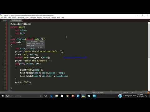 Hash Table (Part - I)Implementation in C Hash Table (Part - I)Implementation in C