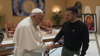 Zelensky meets Pope Francis at the Vatican | AFP