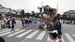 20180916 2032やわたんまち2日目鶴ケ谷八幡宮一の鳥居へ新宿神明丸と若衆