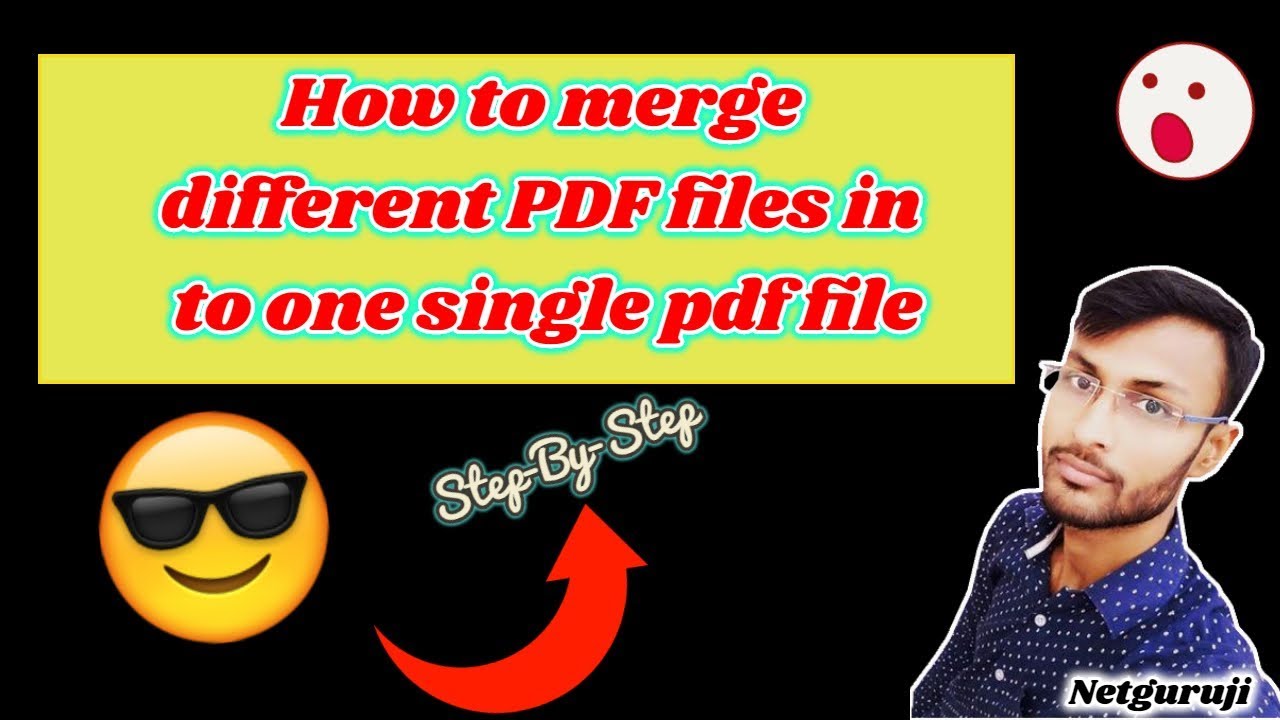 How To Merge Different PDF Files In To One Single Pdf File (one Below ...