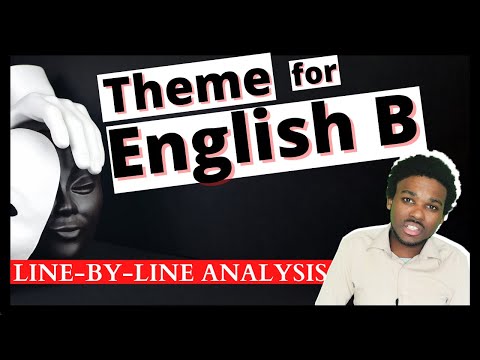 How does the style of Langston Hughes poem Theme for English B reflect the context of his life and interests?