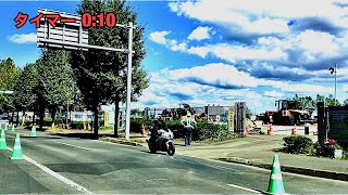 タイマー10秒動画.改修工事.車窓の札幌屯田西公園.９月