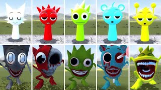 ALL NEW EVOLUTION OF SPRUNKI HORROR TAPES POPPY PLAYTIME 4 In Garry's Mod !