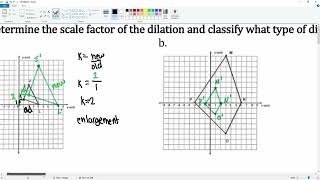 Chapter 7 #1 Scale Factor of a Dilation