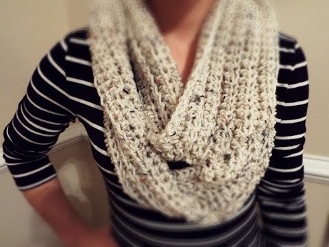 How To Crochet A Scarf Broomstick Lace Infinity Scarf Free