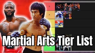Martial Arts Tier List - How Effective are they in a Fight?