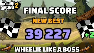 Wheelie Like a Boss 😎 & 39227 points in Hot and Fast Team Event - Hill Climb Racing 2