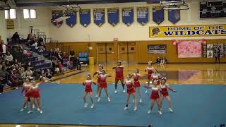 CHEERLEADING COMPETITION: Fulton G. Ray Bodley Cheer Team, SWEETHEART CLASSIC. February 4, 2023