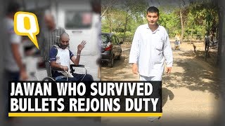 CRPF Jawan Who Survived 8 Bullets Rejoins Duty | The Quint