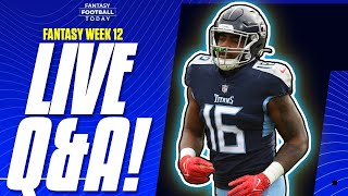Week 12 Waiver Wire Q&A: BEST Pickups, Streamers and Stashes! | 2022 Fantasy Football Advice