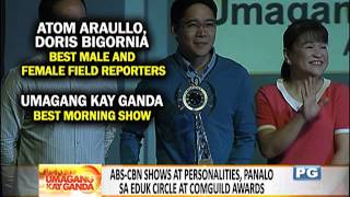 ABS-CBN journalists recognized at Comguild Awards