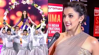 Taapsee Pannu Ultimate Fun While Rehearsing For An Energetic Performance At SIIMA
