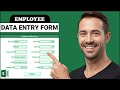 How to Create a Dynamic Excel Form: Auto Update With Submit Button