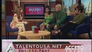 Dir. Charlie Pasarel on Acceso Total - Telemundo Ch 47 with Odalys Molina, Mariam Ayala, & Barbarita