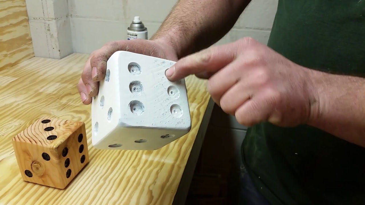 Diy Yard Dice Youtube