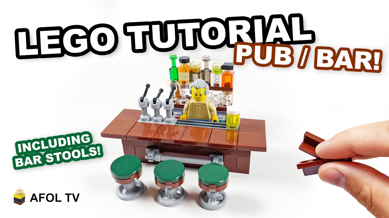 Lego Bar Beer Taps Build Tutorial Youtube