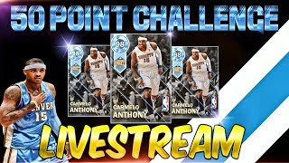 Diamond Carmelo Anthony LIVE! Nba 2k18 Myteam 50 Point Challenge Gameplay