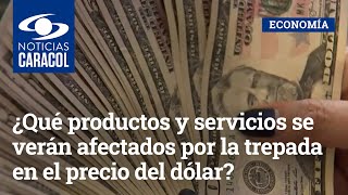 ¿Qué productos y servicios se verán afectados por la trepada en el precio del dólar?
