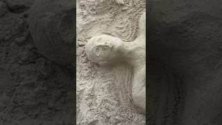 Sandman Created... ⏳🏰 #sand #beach #cuba #art #sculpture #cool #realistic #life #human #creative