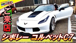 【アメ車】 シボレー・コルベットC7の愛車取材 アメリカン ザッカ ウェルカム #053 Chevrolet Corvette C7