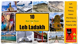 Leh Ladakh Tourism - Top 10 famous places, must watch video before planning Leh Ladakh, India Trip