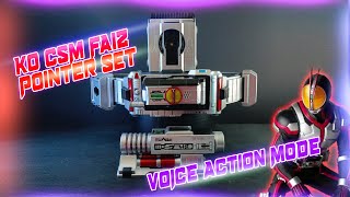 CSM KO Kamen Rider Faiz Henshin Belt | Pointer Set Part 3 - VOICE Mode 仮面ライダーファイズ