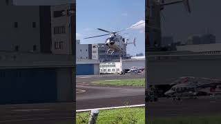 ドクターヘリ(富山県)の離陸はかっこよかった　The Doctor Helicopter (Toyama Prefecture) took off was cool　#helicopter