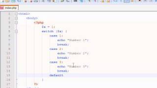 Php Tutorials Lesson 5 - Switch cases
