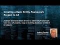 Creating a Basic Entity Framework Project with C# and SQLite
