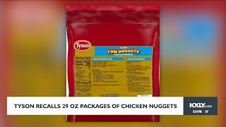 CONSUMER ALERT: Tyson recalls 29-ounce packages of dinosaur chicken nuggets