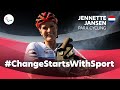 🚴‍♀️ #ChangeStartsWithSport: Jennette Jansen's Path to Success 