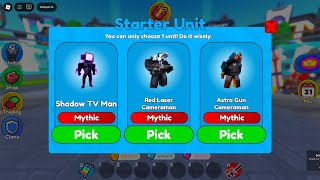 FREE MYTHIC STARTER UNIT!! TOILET TOWER DEFENSE 💸