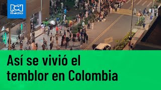 Colombia: Fuerte temblor en el centro del país