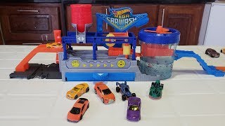 O NOVO MEGA LAVA RÁPIDO HOT WHEELS AUTOMÁTICO! (Mega Car Wash)