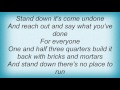Alex Lloyd - Stand Down Lyrics