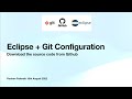 How to configure Git in Eclipse  How to fix Git Not Authorised Error @smartclassroom09