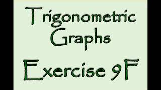 AS Maths - Pure - Trigonometric Graphs