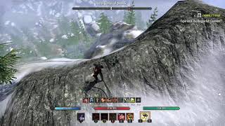 Eso Drunk Kajiit. Stumbles down Mt.