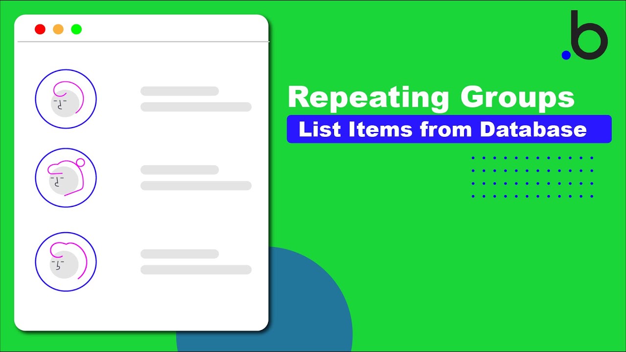 Display Data On Repeating Groups Bubble Io Youtube