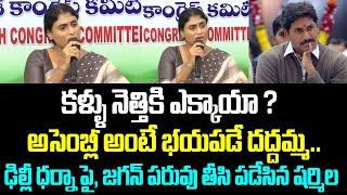 కళ్ళు నెత్తికి ఎక్కాయా ? అసెంబ్లీ అంటే భయపడే దద్దమ్మ..ఢిల్లీ ధర్నా పై, జగన్ పరువు తీసి పడేసిన షర్మిల