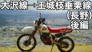 【XLR250R】林道 大沢線→王城枝垂栗線(後編)