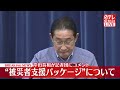 【速報】岸田首相がコメント “被災者支援パッケージ” 政治刷新本部“中間とりまとめ”について