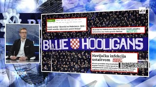 BUJICA 28.2.2024. TIN HRGOVIĆ: Navijače zbog grba s prvim bijelim poljem napadaju mrzitelji Hrvatske