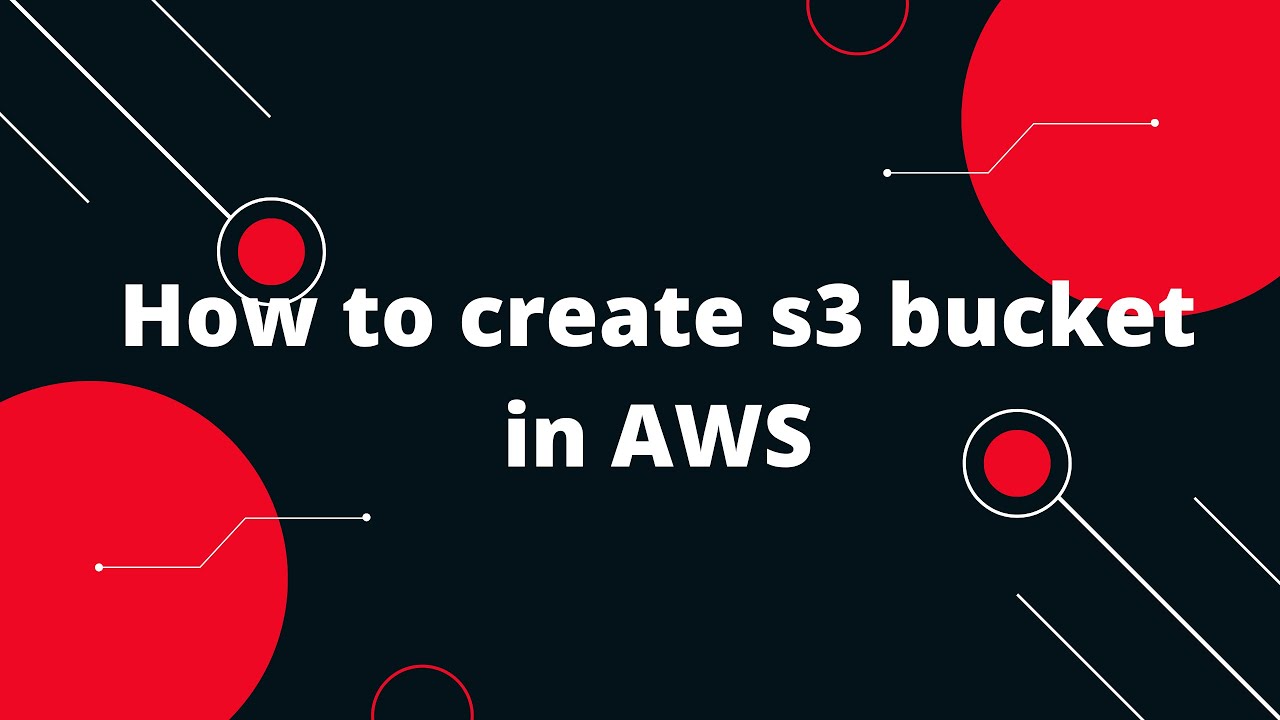 How To Create S3 Bucket In AWS Step By Step - YouTube