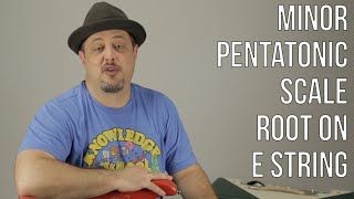 Minor Pentatonic Scale Root on "E" String PART 1 - Lead Guitar Practice Routine