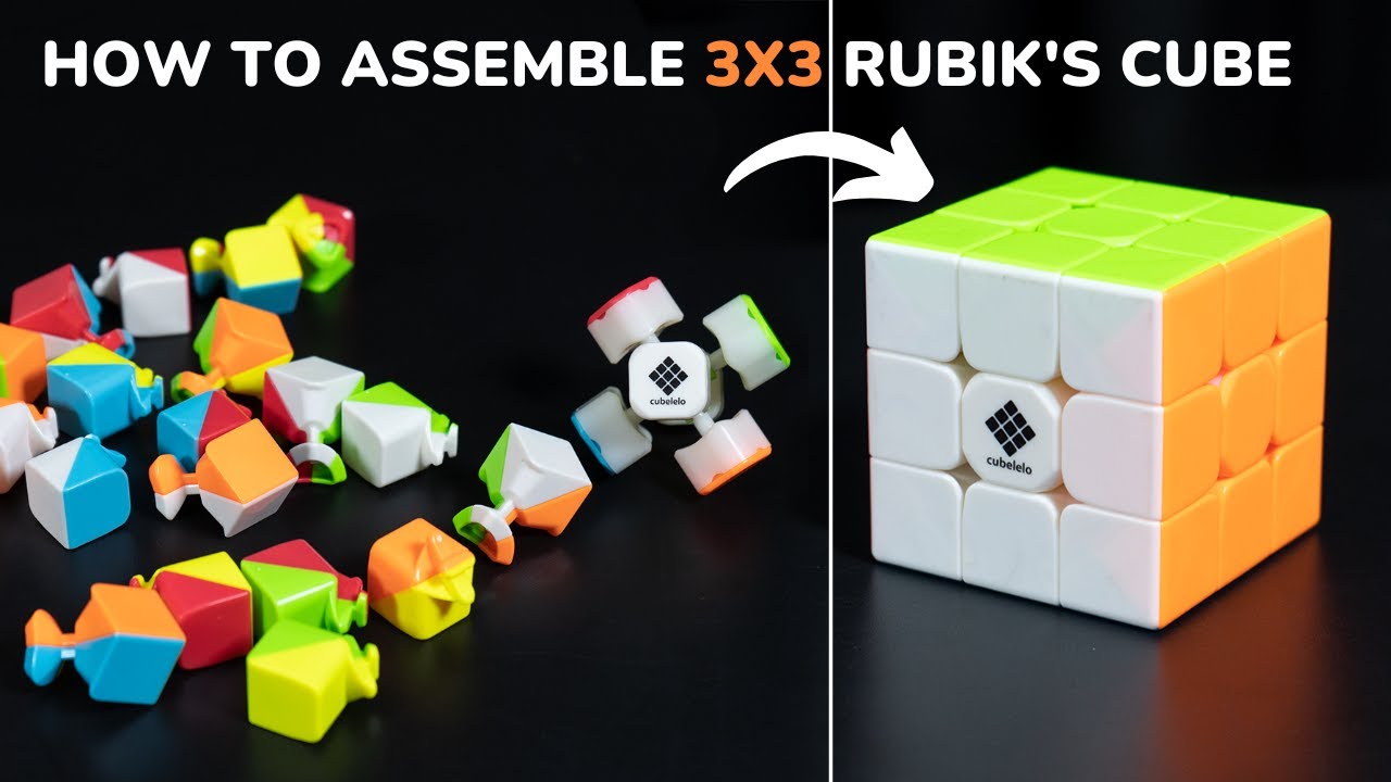 How To Assemble 3x3 Rubik S Cube Cubelelo Youtube