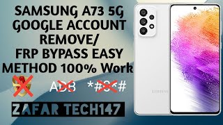 SAMSUNG A73/A53/A33 GOOGLE ACCOUNT REMOVE Android 12| A73 5G FRP BYPASS 100% NEW SECURITY